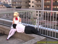 asian cosplay babe pussypounded missionary